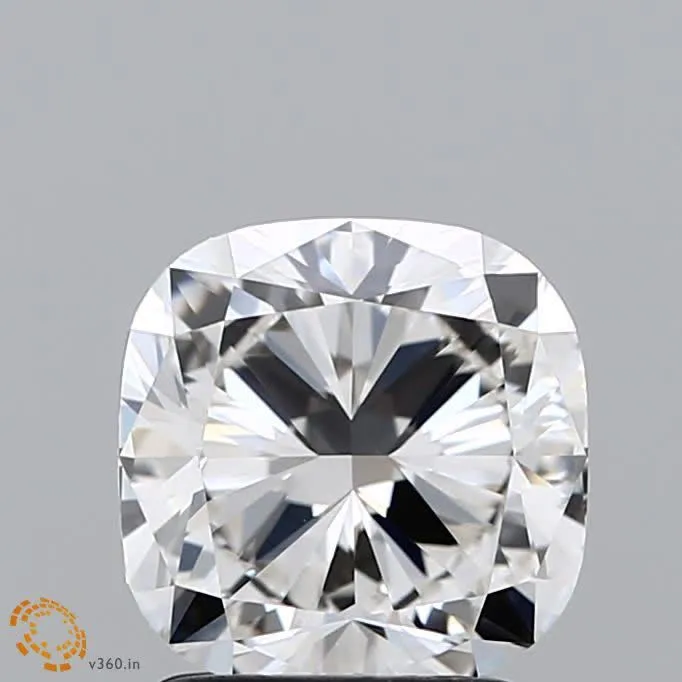 2ct 7.44x7.36x4.73 CUSHION BRILLIANT Diamond