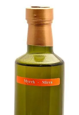 Anointing Oil Mirra 500 ml - 17 oz. Bottle from the Jerusalem Holy land