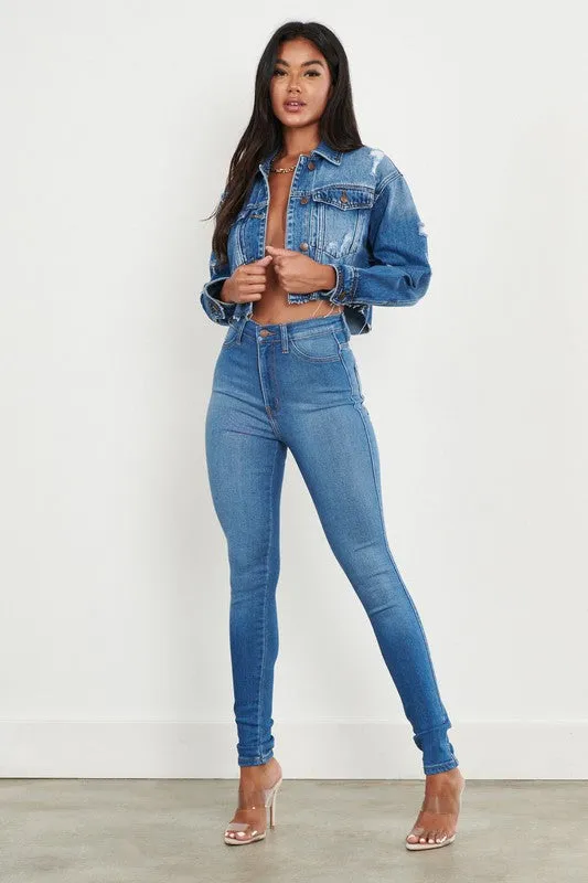 Ariana jeans, medium blue