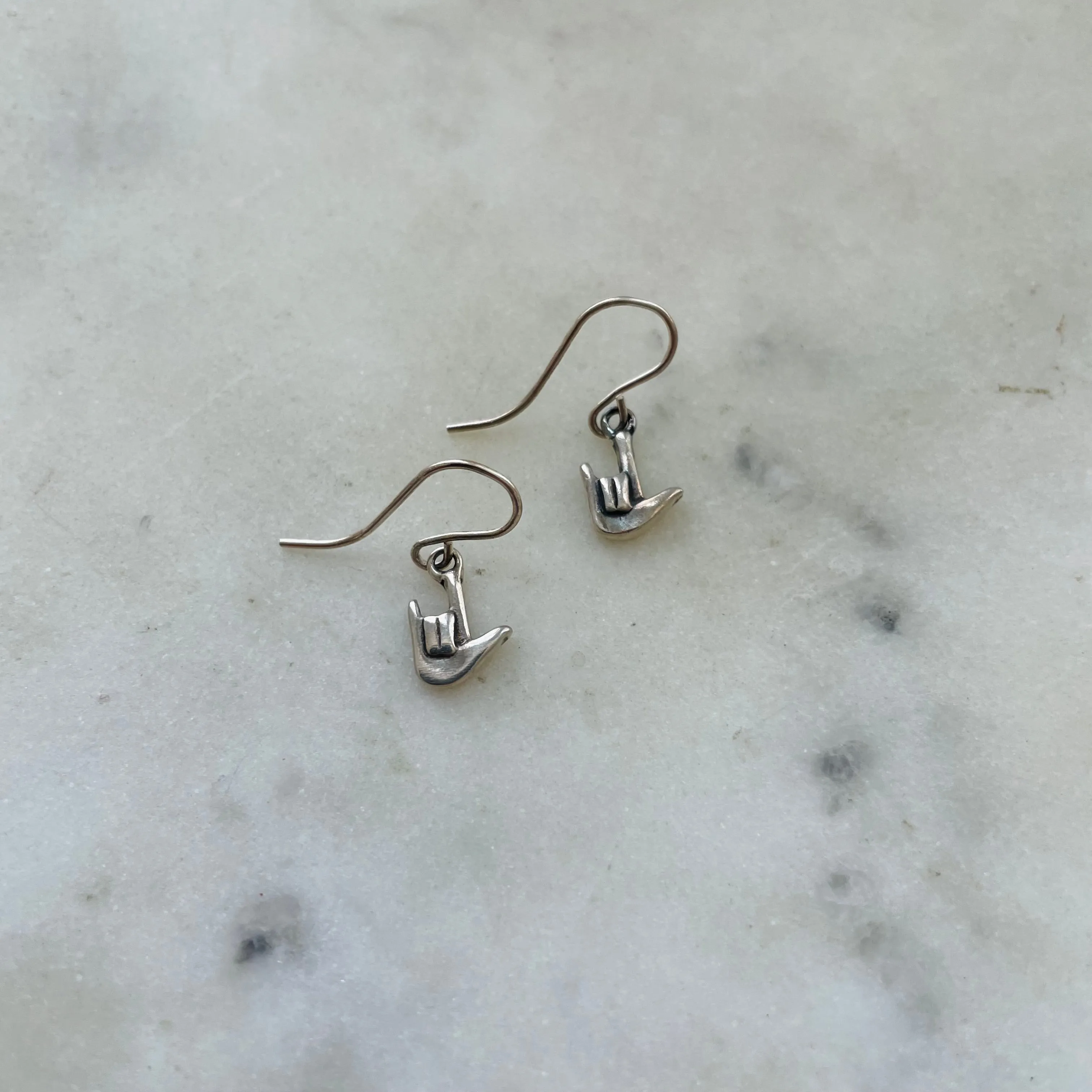 ASL I LOVE YOU EARRINGS