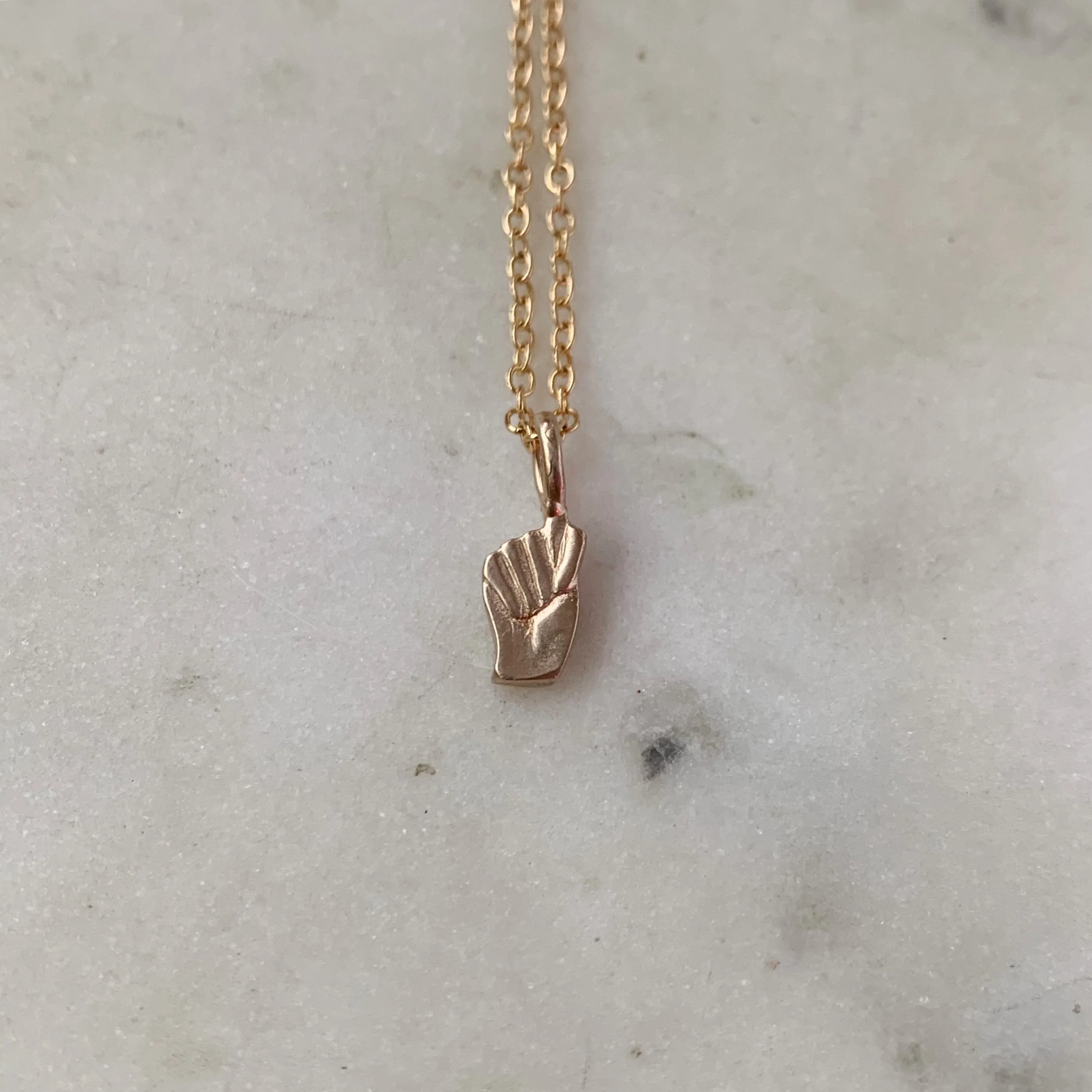 ASL LETTER CHARM