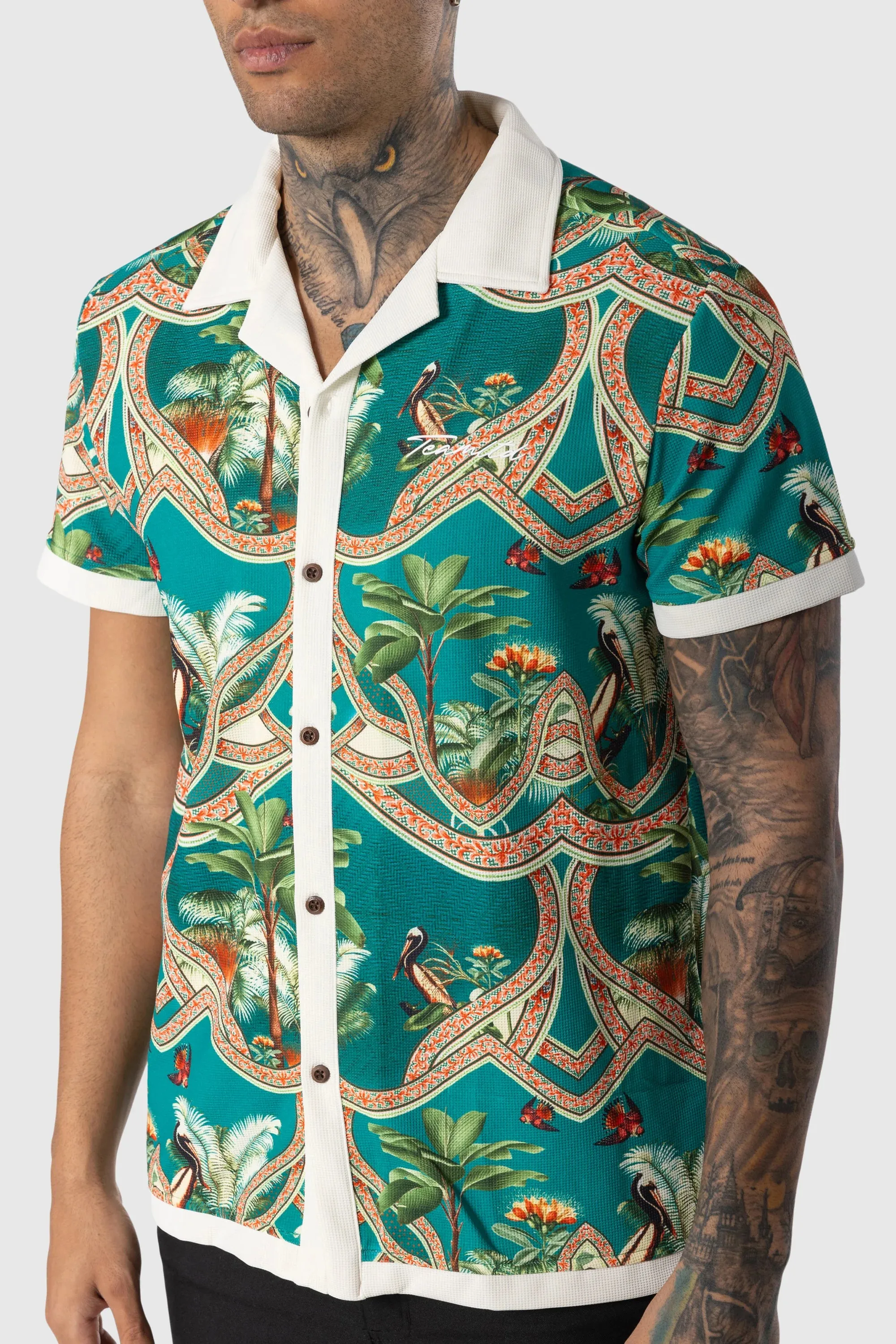 Beach Club Button Up