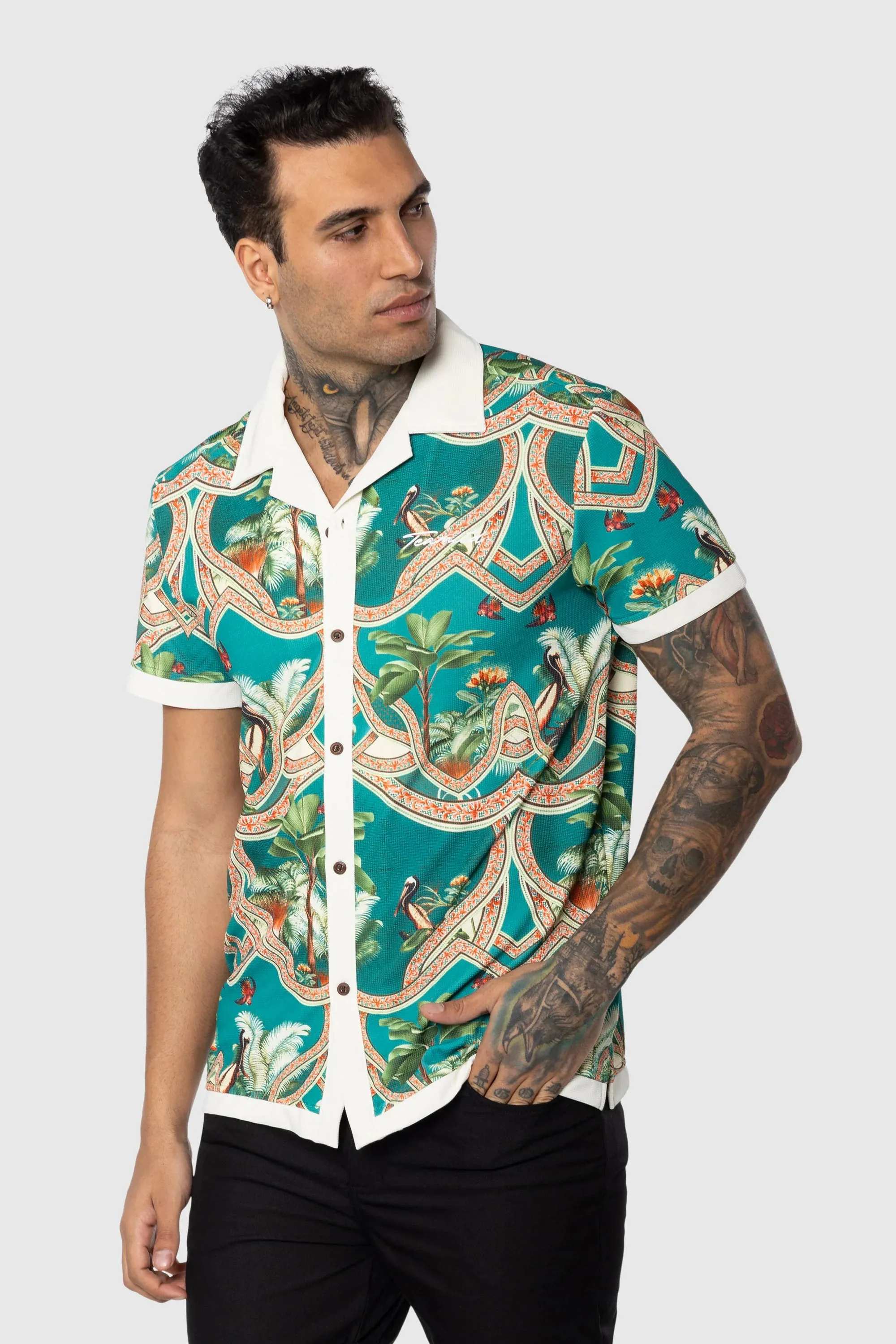 Beach Club Button Up