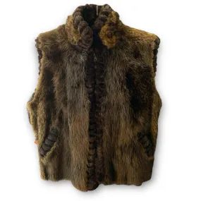 Brown Fur Vest