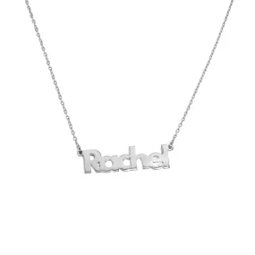 Century Gothic Horizontal Name Necklace