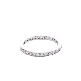 Estate 14k Eternity Band with 33 RBC Diamonds