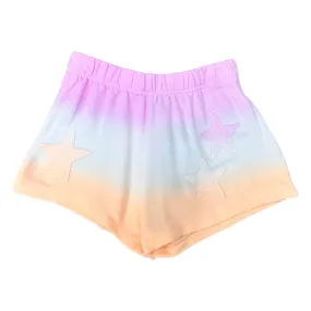 FBZ Pink & Peach Ombre Star Shorts