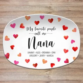 Hearts Design / My Greatest Blessings / My Favorite People / Personalized Platter