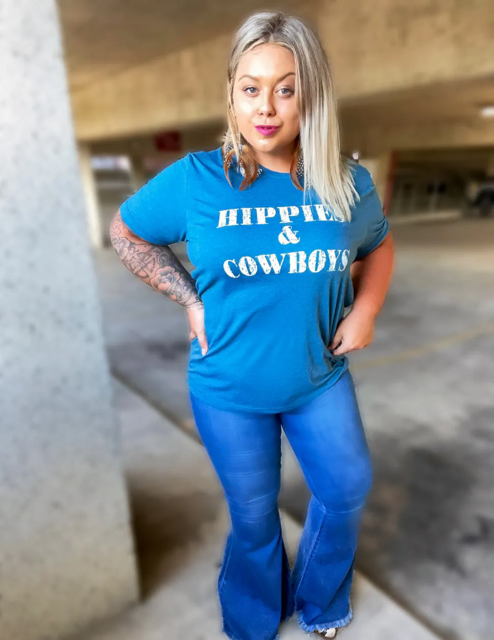 Hippies & Cowboys Tee