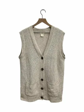 JESSICA SIMPSON Tan VEST Women Size M Sweater