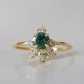 Limited Edition: Teal Tourmaline Cloud Ring