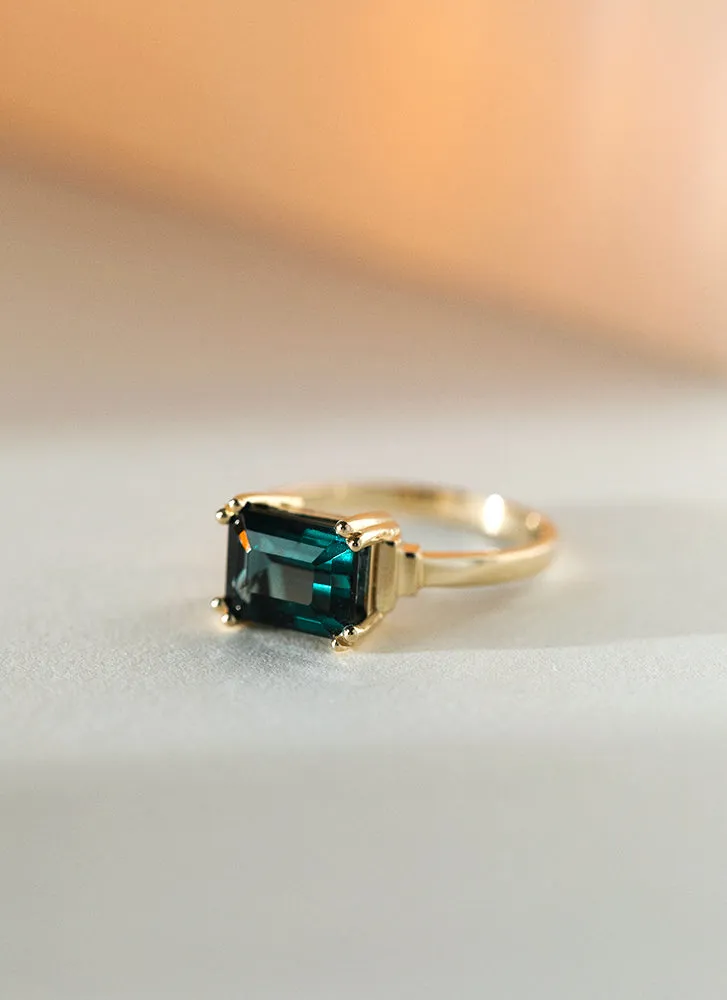 Liv topaz london blue ring 14k gold