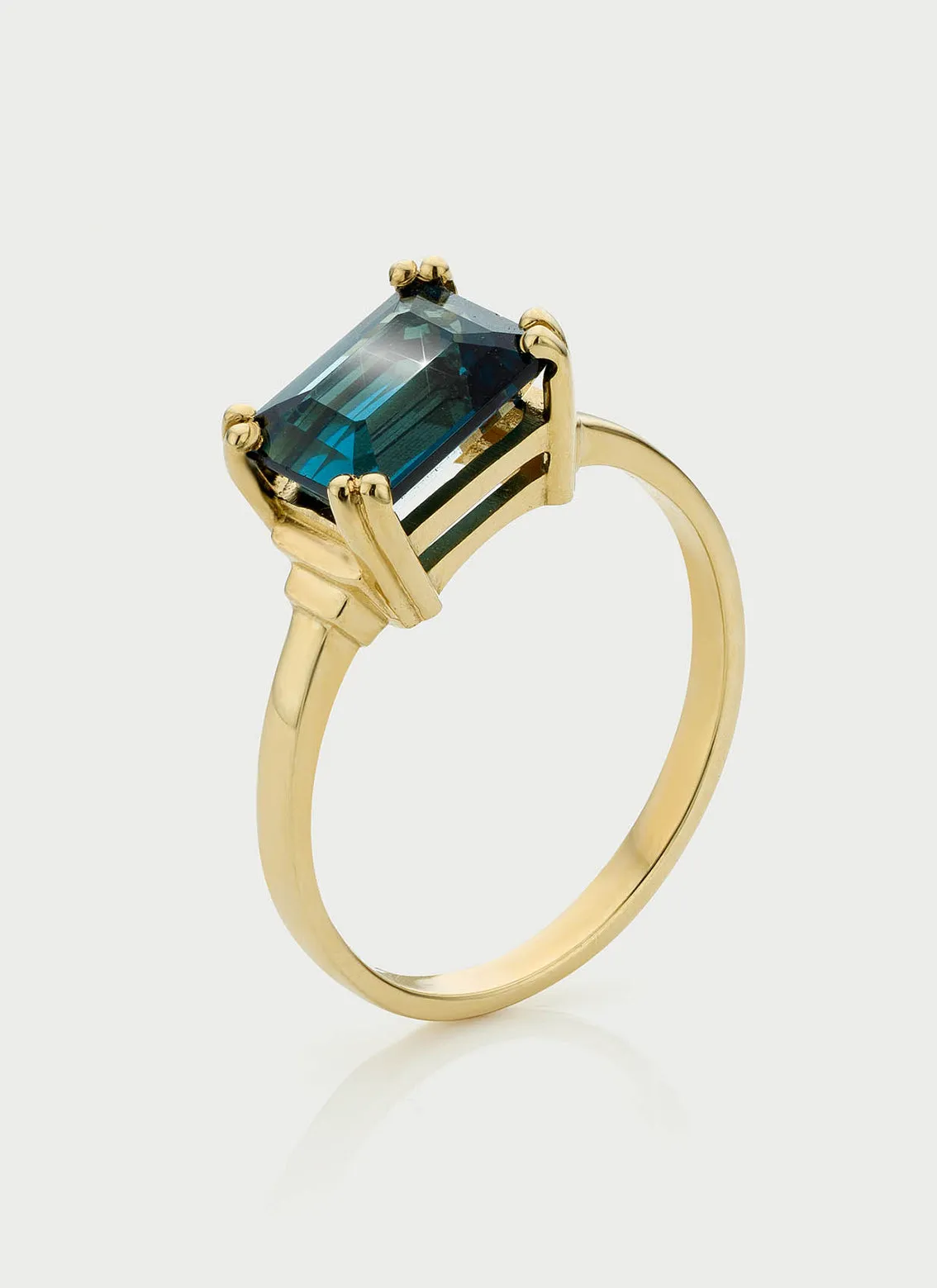 Liv topaz london blue ring 14k gold