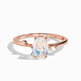 Moonstone Lab Diamond Ring - Muse