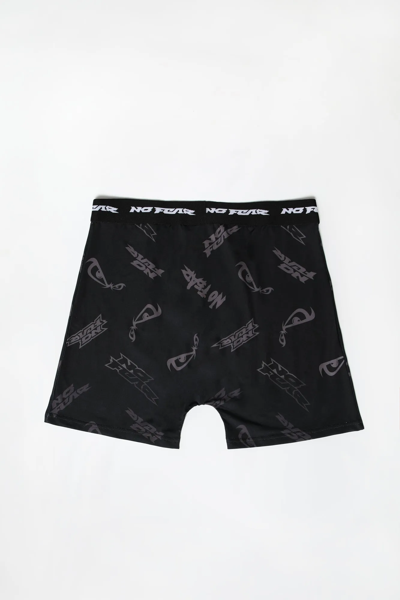 No Fear Mens Logo Print Boxer Brief