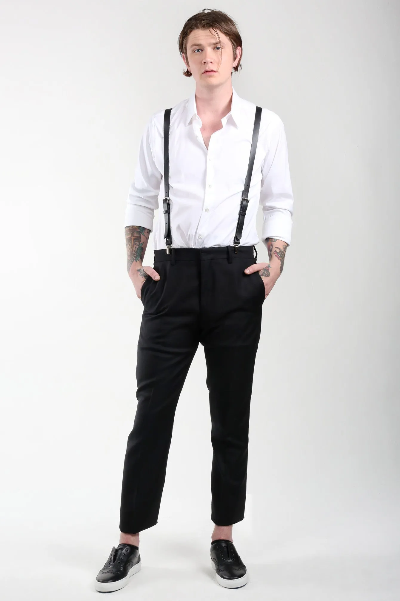 NYX Leather Suspenders