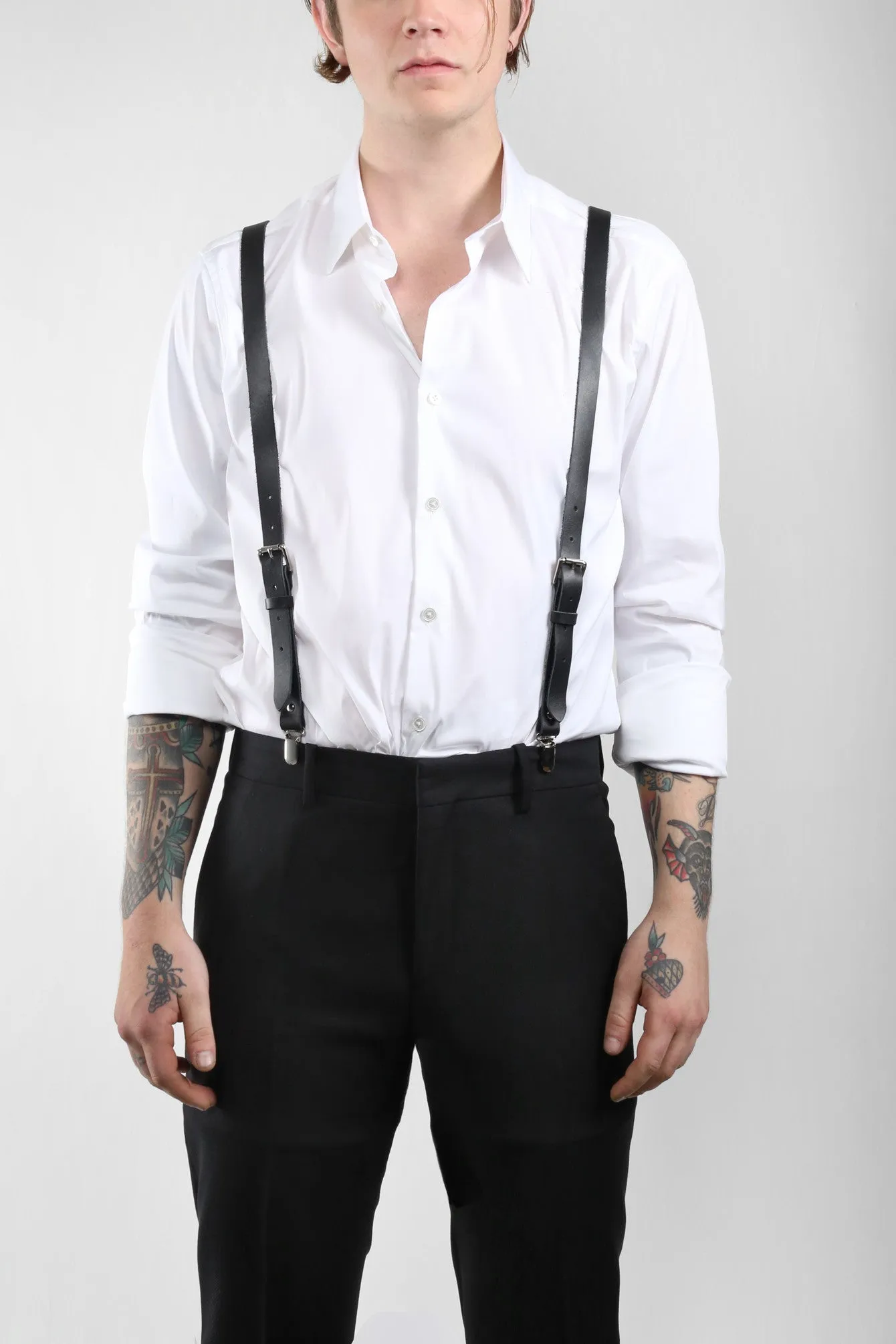 NYX Leather Suspenders