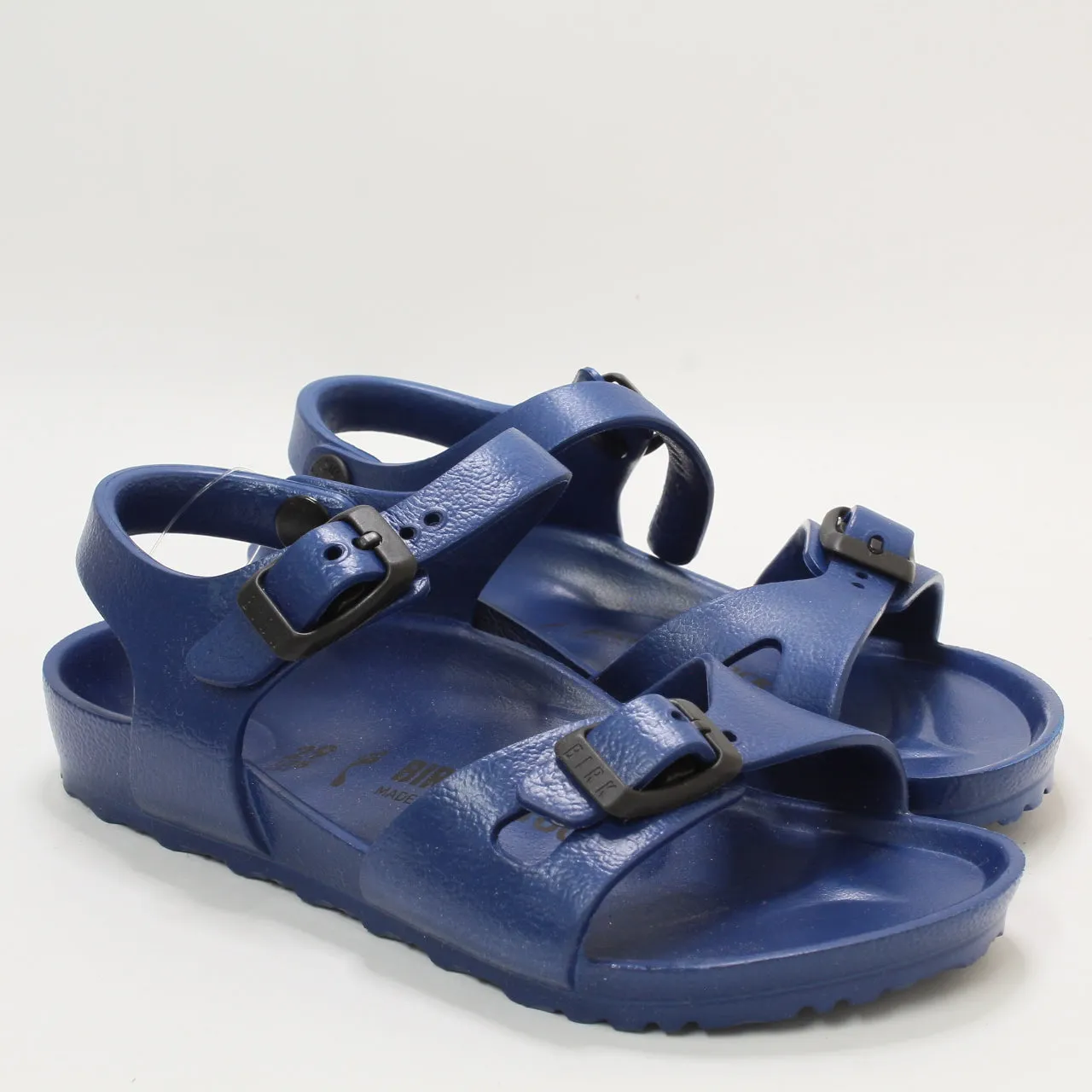 Odd Sizes - Kids Birkenstock Rio Eva Kids Navy - UK Sizes Right 11 Youth/Left 10 Youth