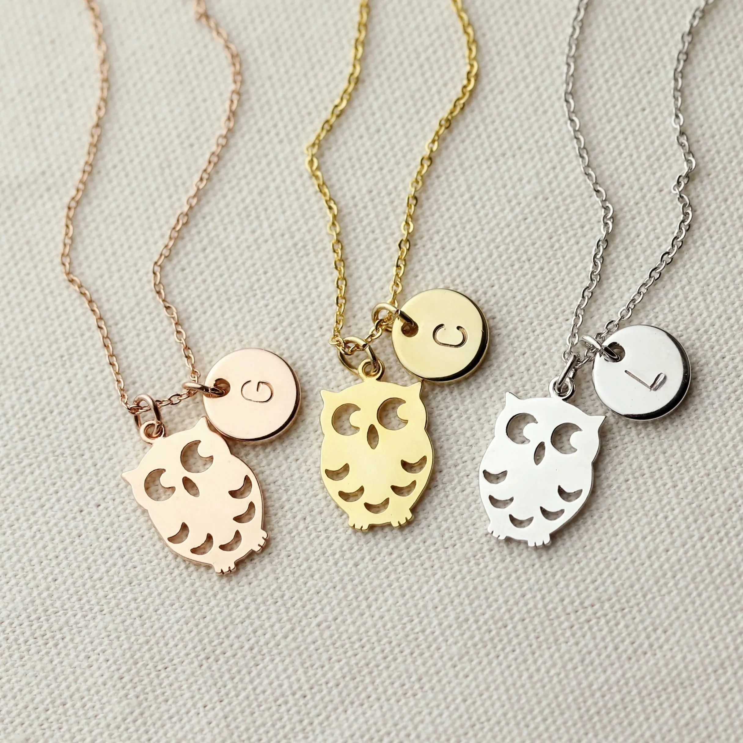 Owl Personalized Necklace