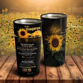 PERSONALIZED NAME - TUMBLER MOM TO DAUGHTER WHENEVER YOU FEEL OVERWHELMED