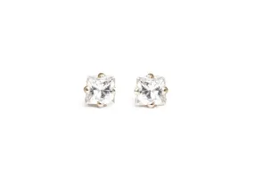 Princess Cut Studs