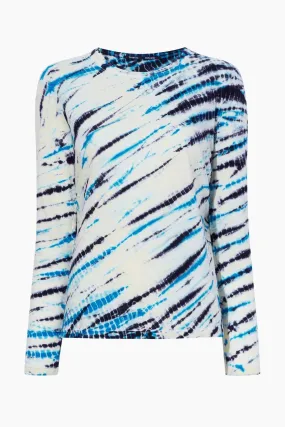 Proenza Schouler Mia Tie Dye Tissue T-Shirt - Ecru Multi