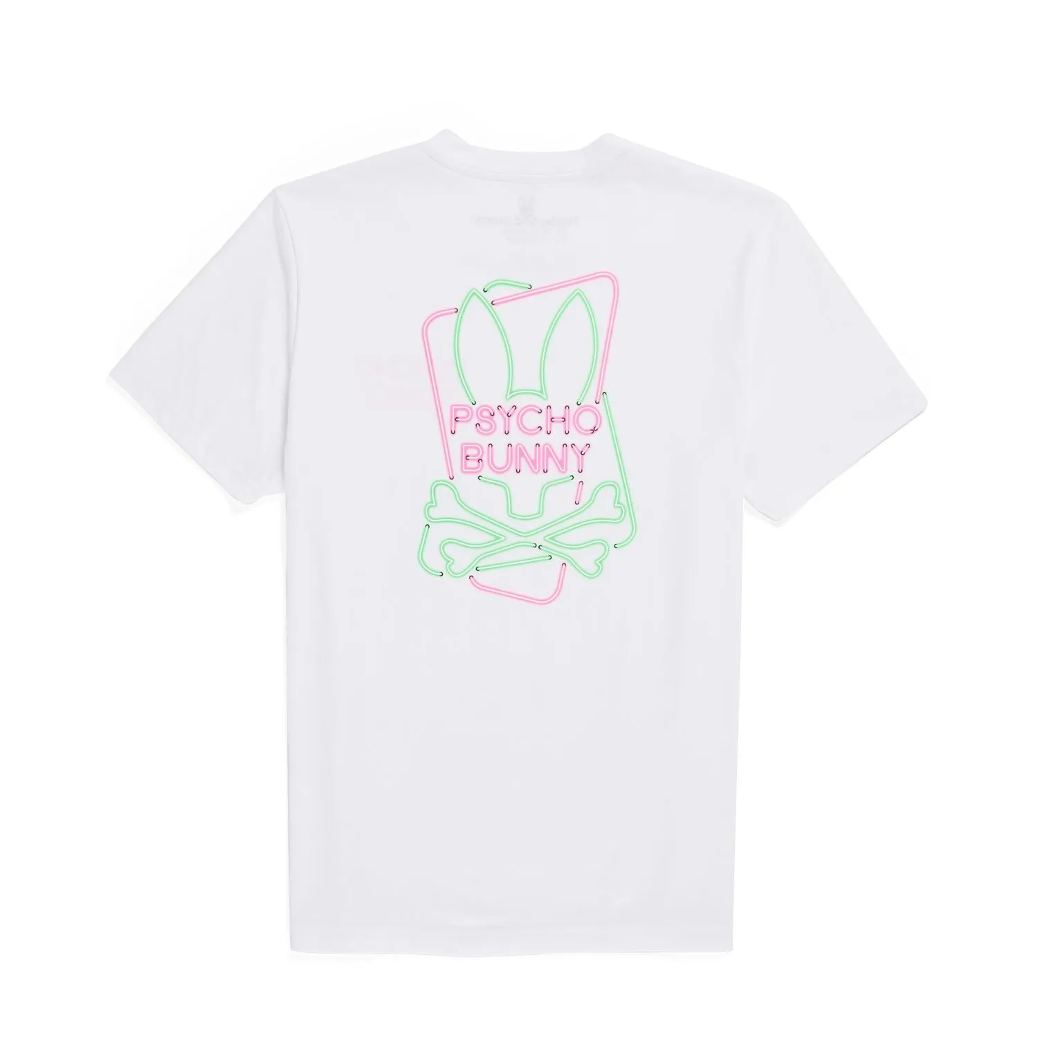 Psycho Bunny Mens Claude Graphic Tee - White