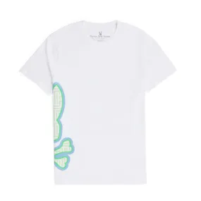 Psycho Bunny Mens Dammes Graphic Tee - White