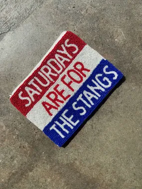 Saturdays Are For The Stangs Pouch