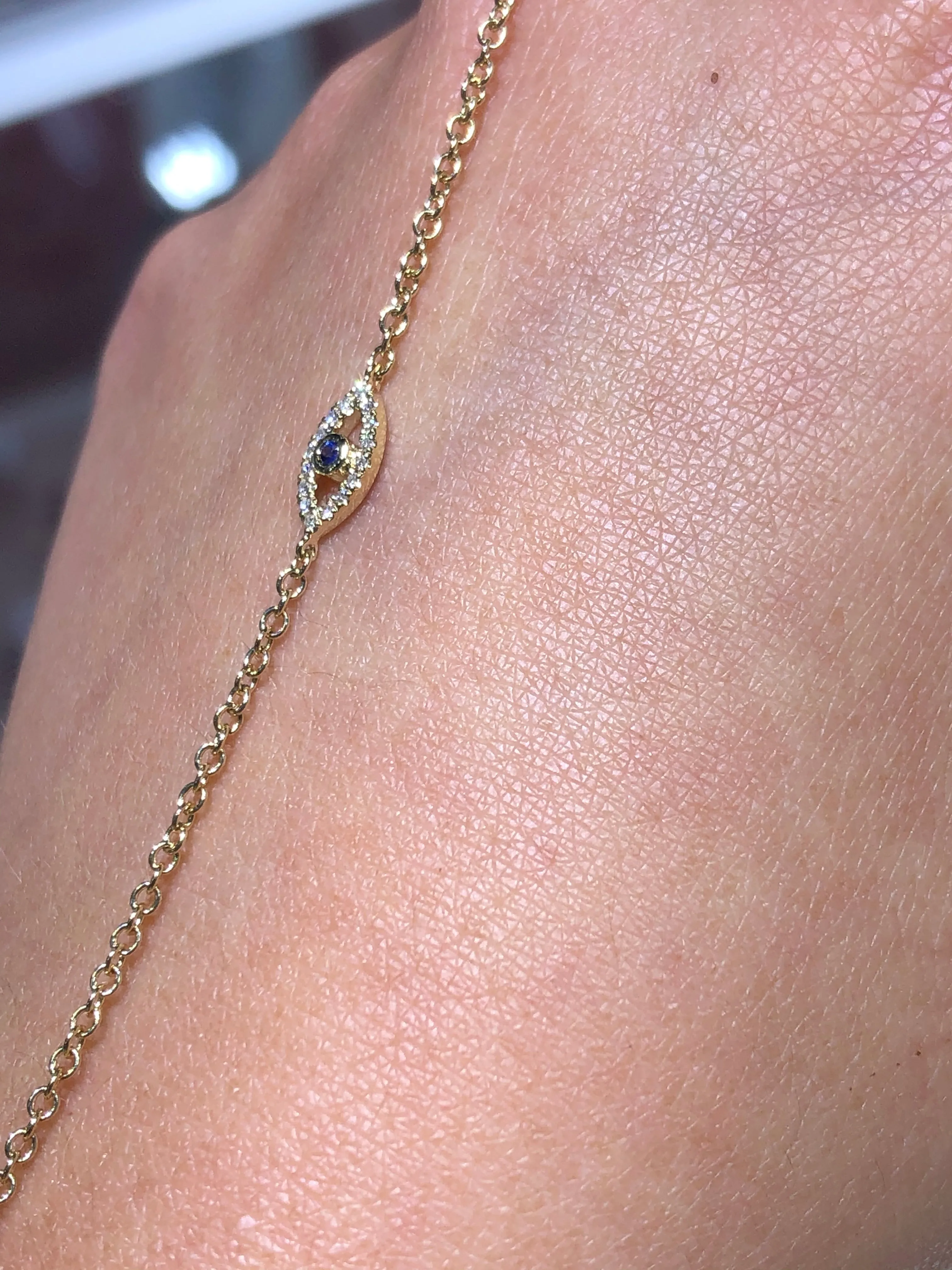 The Evil Eye Bracelet Ring Chain