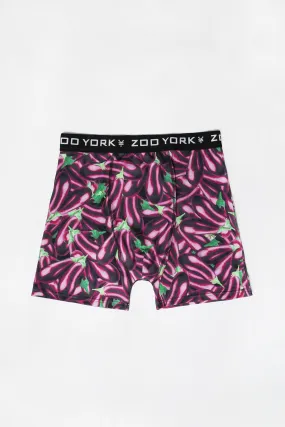 Zoo York Mens Eggplant Boxer Brief